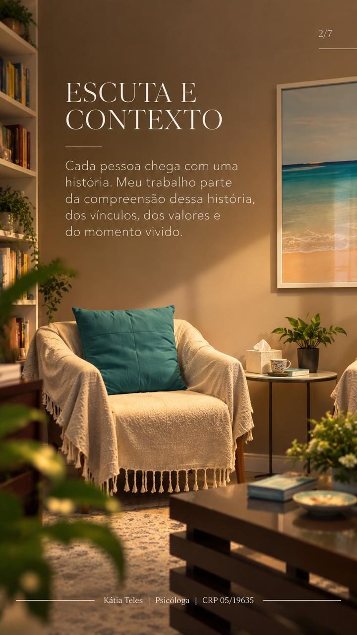 Escuta e contexto: cada pessoa chega com uma história