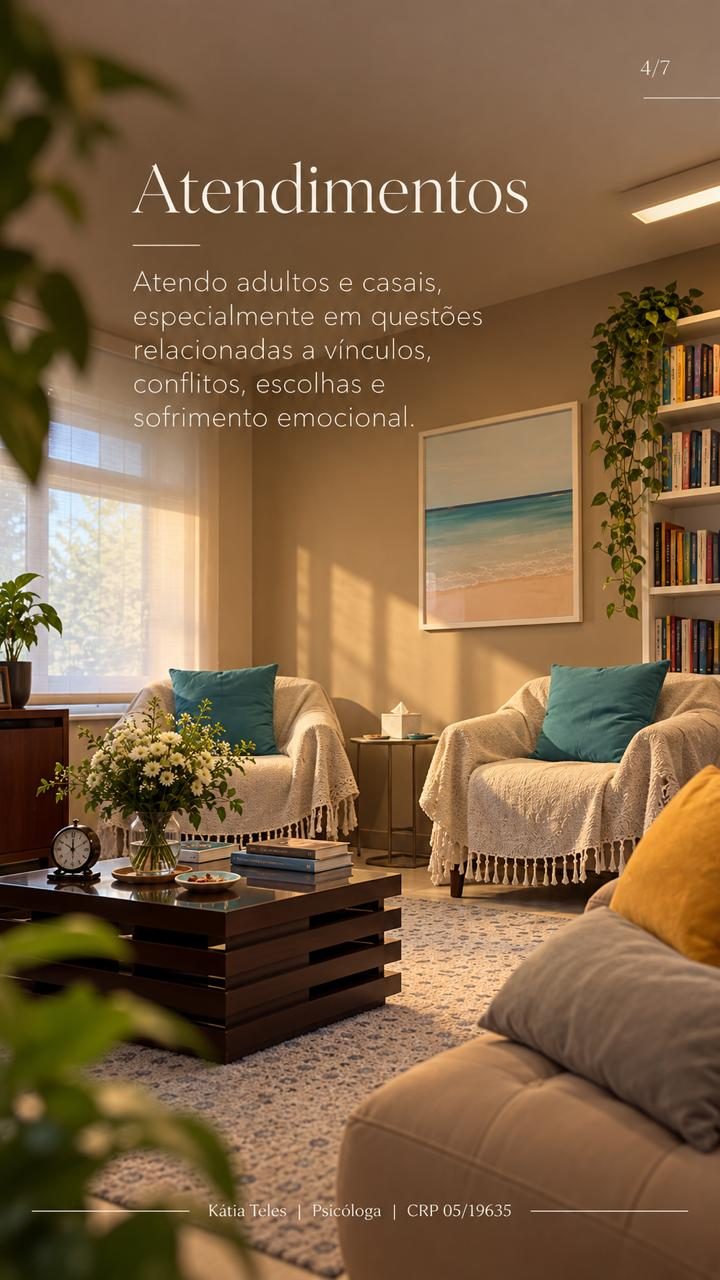 Atendimentos a adultos e casais