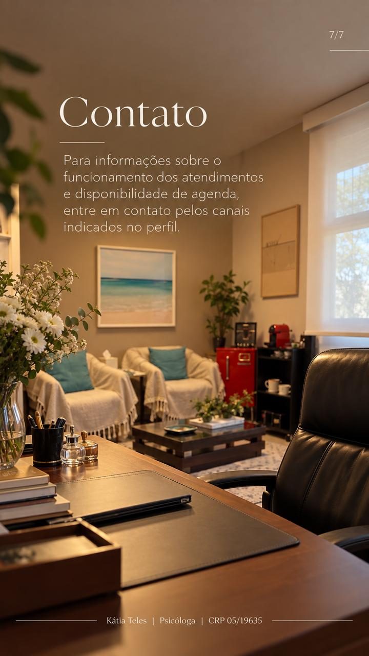 Contato e disponibilidade de agenda